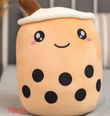 Premium Milk Tea Plush Pillow: The Ultimate Aesthetic Comfort Companion