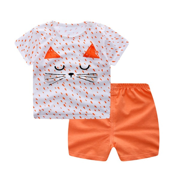 Cartoon Clothing Baby Summer Clothes T-shirt
