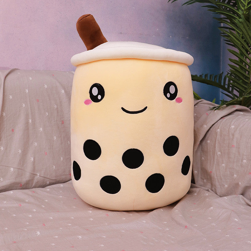 Premium Milk Tea Plush Pillow: The Ultimate Aesthetic Comfort Companion