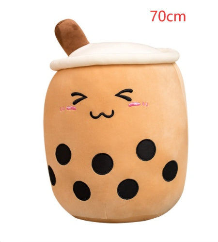 Premium Milk Tea Plush Pillow: The Ultimate Aesthetic Comfort Companion