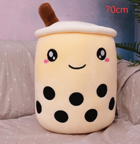 Premium Milk Tea Plush Pillow: The Ultimate Aesthetic Comfort Companion