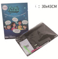 Magic Glow-in-the-Dark Drawing Tablet toy kit with colorful markers and a dark surface for mess-free creative art activities.