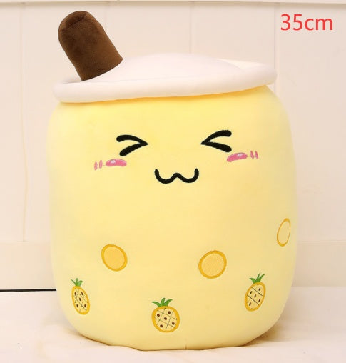 Premium Milk Tea Plush Pillow: The Ultimate Aesthetic Comfort Companion