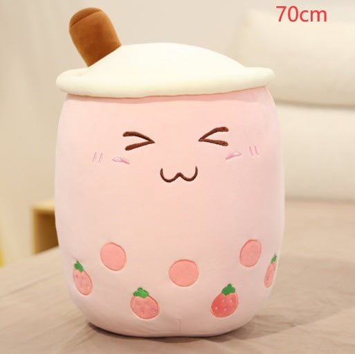 Premium Milk Tea Plush Pillow: The Ultimate Aesthetic Comfort Companion