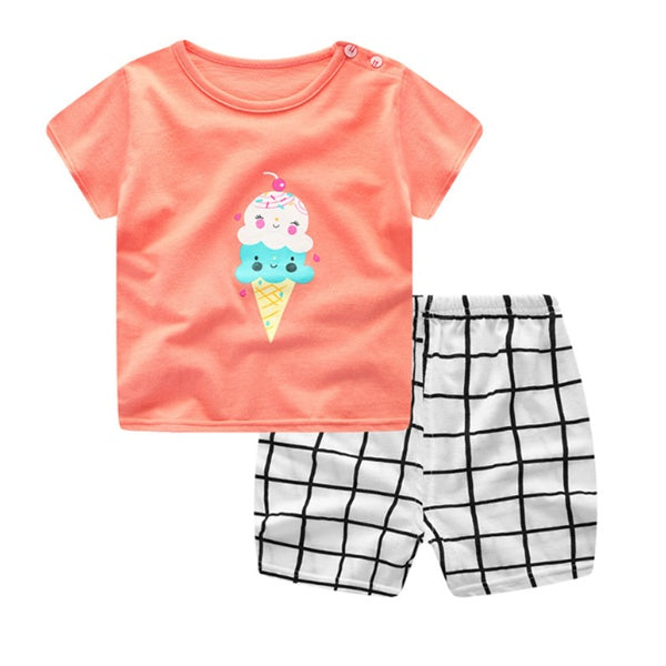 Cartoon Clothing Baby Summer Clothes T-shirt