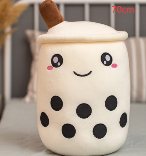 Premium Milk Tea Plush Pillow: The Ultimate Aesthetic Comfort Companion