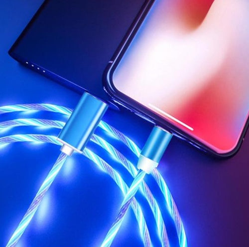 AuraFlow LED Magnetic Charging Cable: The Ultimate One-Handed Power Solution
