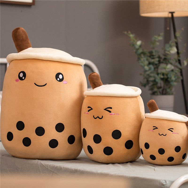 Premium Milk Tea Plush Pillow: The Ultimate Aesthetic Comfort Companion