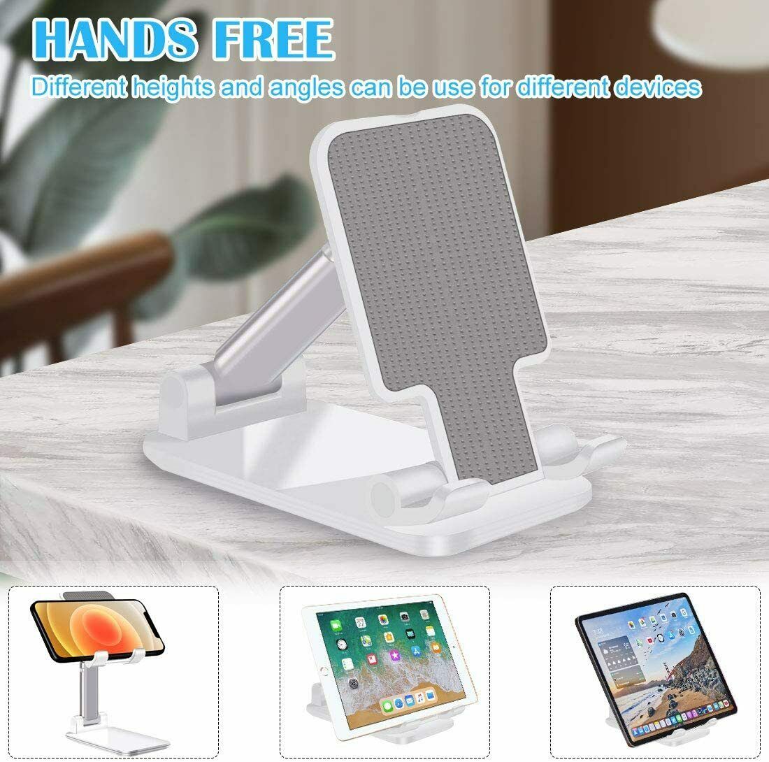 Titanium-grade foldable desktop laptop stand by 1, showcasing an ergonomic device mount with sleek, foldable design.