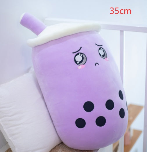 Premium Milk Tea Plush Pillow: The Ultimate Aesthetic Comfort Companion