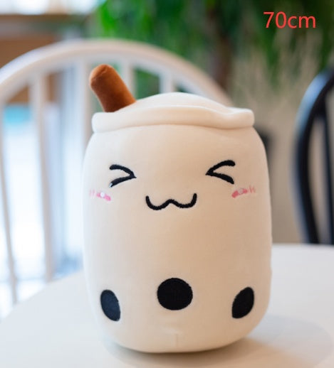 Premium Milk Tea Plush Pillow: The Ultimate Aesthetic Comfort Companion