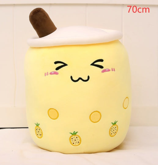 Premium Milk Tea Plush Pillow: The Ultimate Aesthetic Comfort Companion