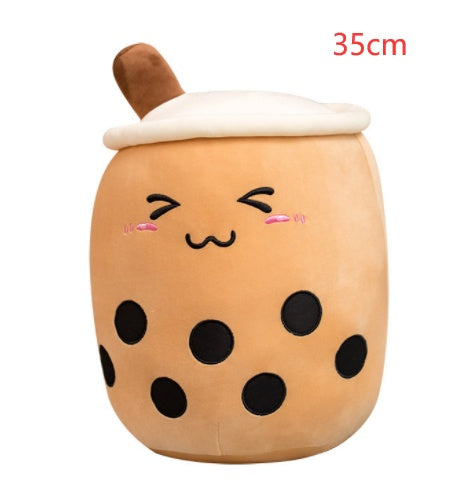 Premium Milk Tea Plush Pillow: The Ultimate Aesthetic Comfort Companion
